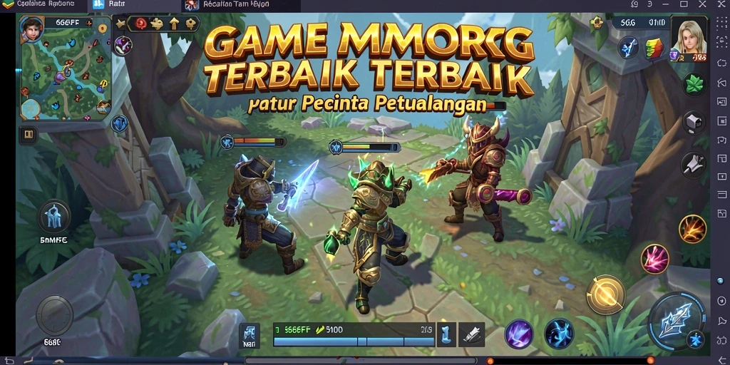 Gameplay mendebarkan dari 666FF dengan aksi MMO yang seru.
