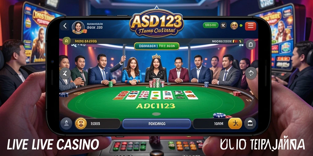 Tampilan permainan Live Casino yang memukau dan interaktif.