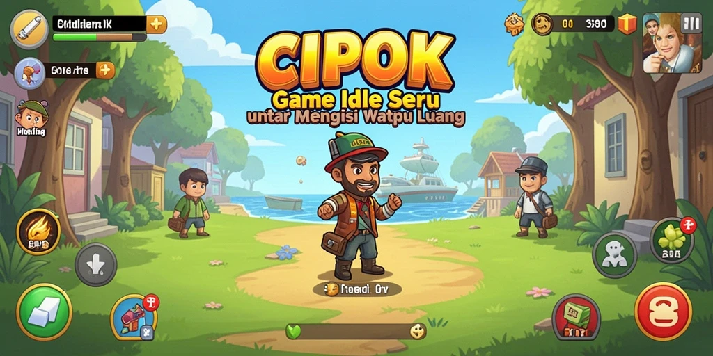 Tampilan gameplay CIPOK yang menarik dan interaktif.