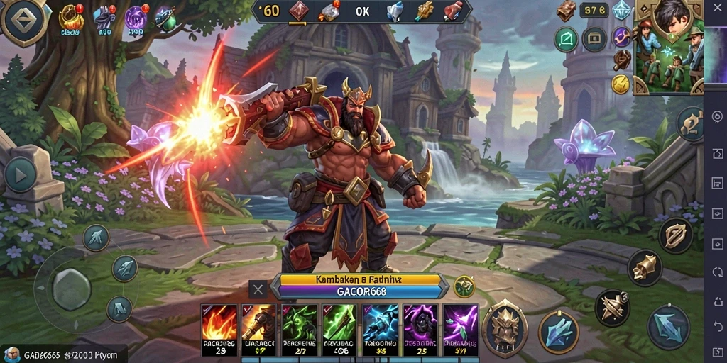 Tampilan gameplay GACOR668 yang mendebarkan dan penuh aksi.