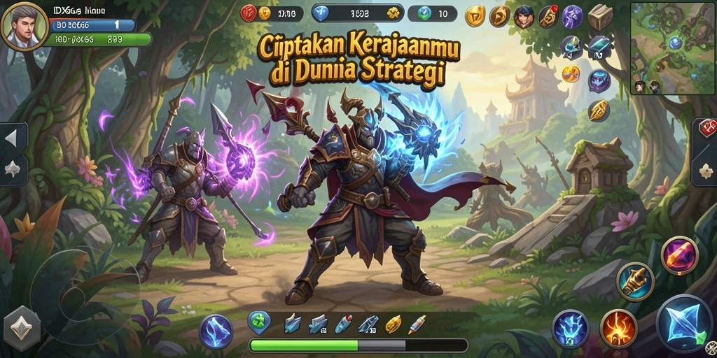 Tampilan gameplay seru dan strategi mendalam di IDX66.