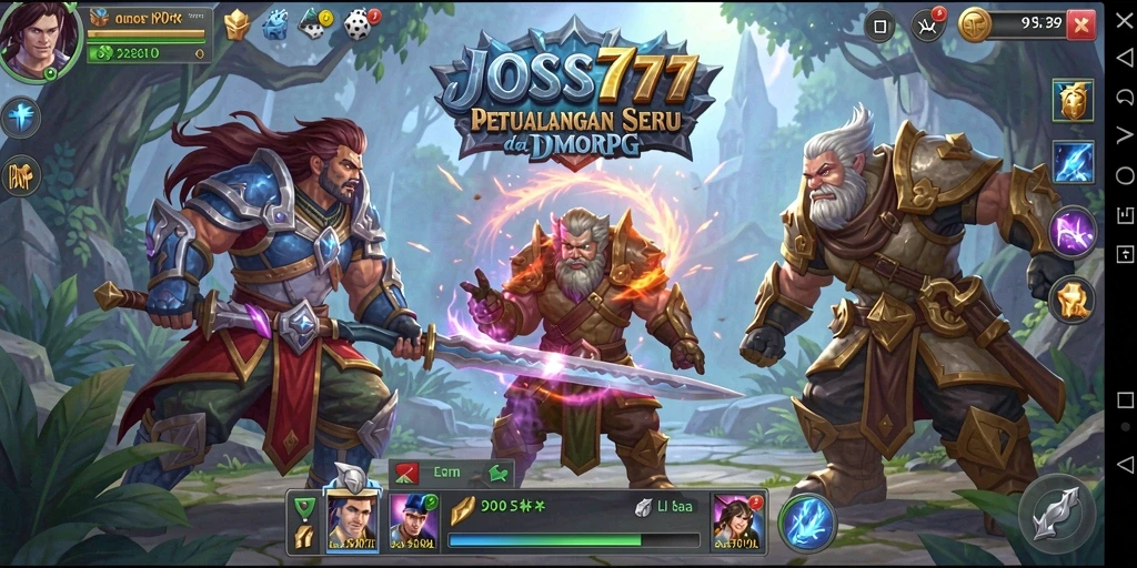 Gameplay JOSS777 menampilkan pertarungan intens dan eksplorasi dunia fantastis.