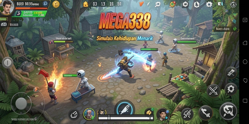 Tampilan gameplay MEGA338 yang menarik dan interaktif.
