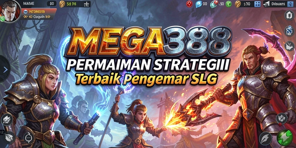 Tampilan menarik permainan SLG dengan grafis menakjubkan.