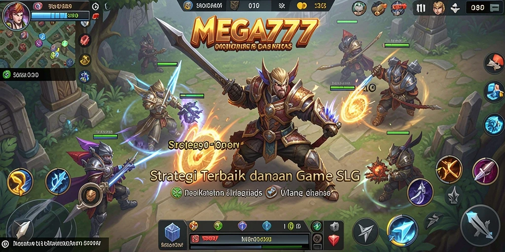 Screenshot gameplay MEGA777 yang menampilkan strategi bermain SLG.