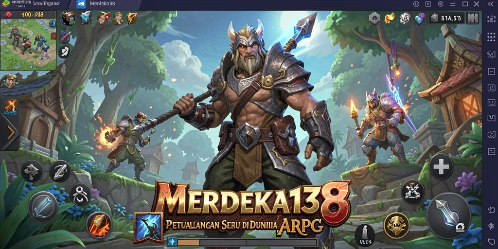 Tampilan gameplay MERDEKA138 yang mendebarkan dan penuh aksi.