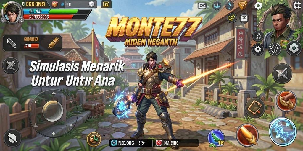 Gameplay menarik dari MONTE77 yang menampilkan simulasi kehidupan nyata.