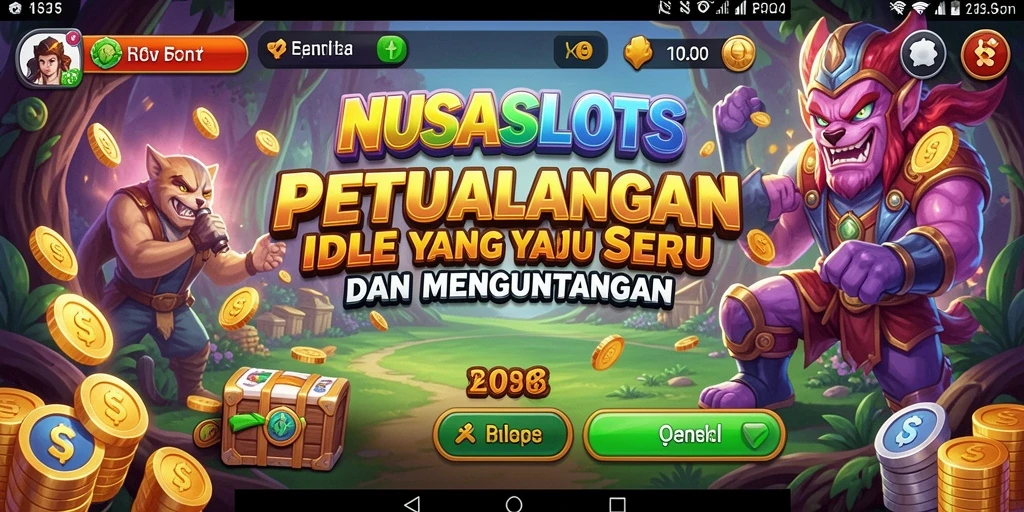 Tampilan gameplay NUSASLOTS yang menawan dan interaktif.