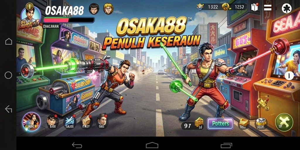 Screenshot OSAKA88 menampilkan keseruan gameplay Arcade yang menantang.