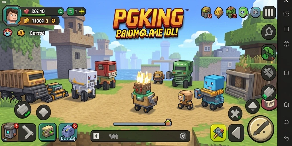 Screenshot PGKING menampilkan gameplay yang menarik dan seru.