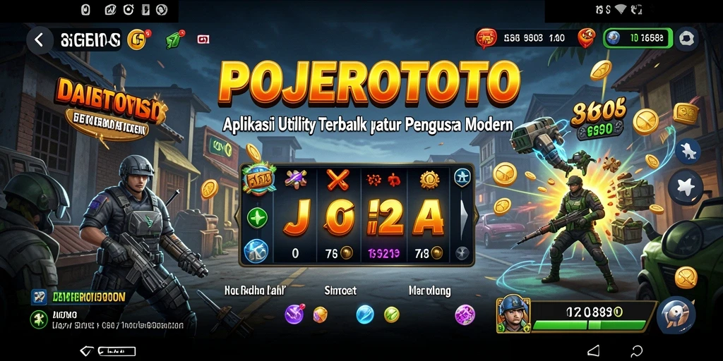 Tampilan antarmuka utama POJEROTOTO yang sederhana dan fungsional.
