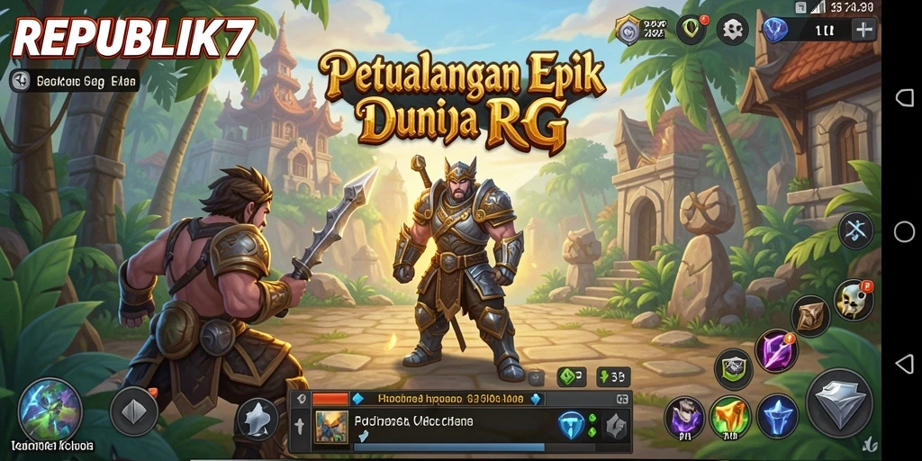 Gameplay seru dan menantang dalam REPUBLIK77.