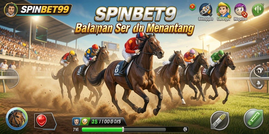 Tampilan gameplay SPINBET99 yang menegangkan dan seru.