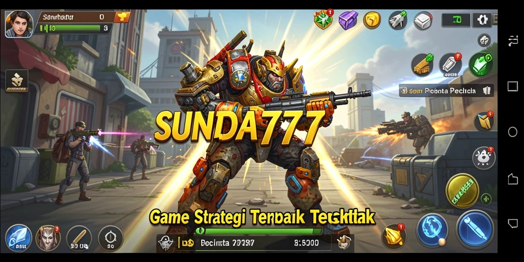 Tampilan gameplay SUNDA777 yang menakjubkan dan strategis.