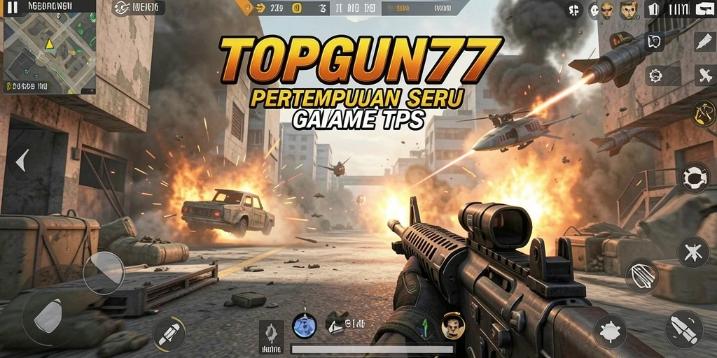 Gameplay seru dan grafis menakjubkan dari TOPGUN77.