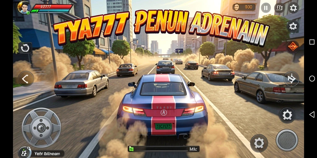 Gameplay Racing TYA777 yang mendebarkan dan penuh aksi.